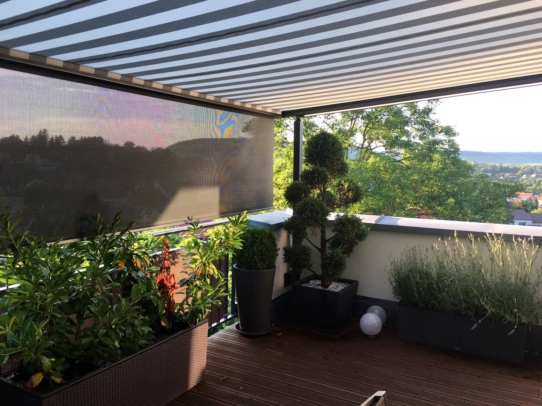 Pergolalösung mit Aussicht – Referenz von Fenster und Rollladen Müller